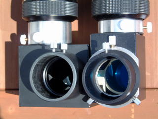 2-erecting device: Left EMS & Right Amiti prism  